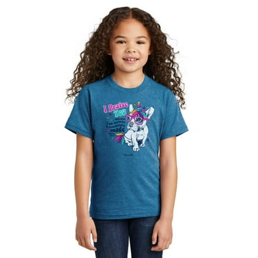 Blessed Girl Kids T-Shirt Praise Puppy
