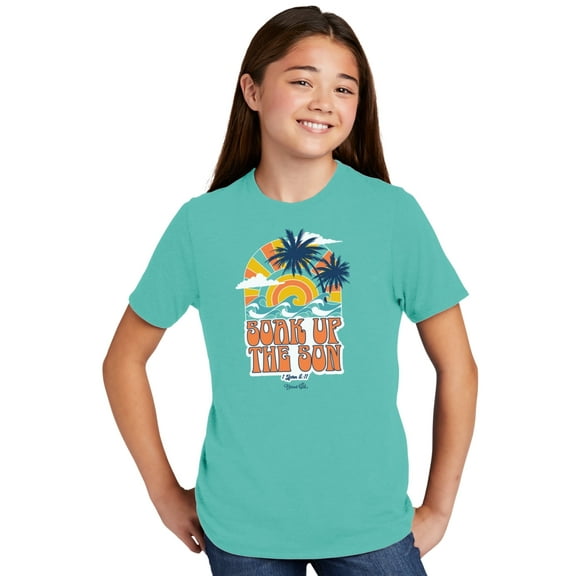 Blessed Girl Kids T-Shirt Soak Up The Son