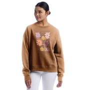 Blessed Girl Womens Sweatshirt I Praise The Lord, Camel, 3X