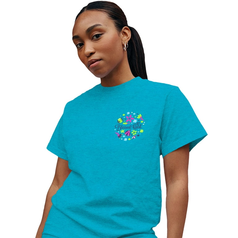 turquoise ladies shirt