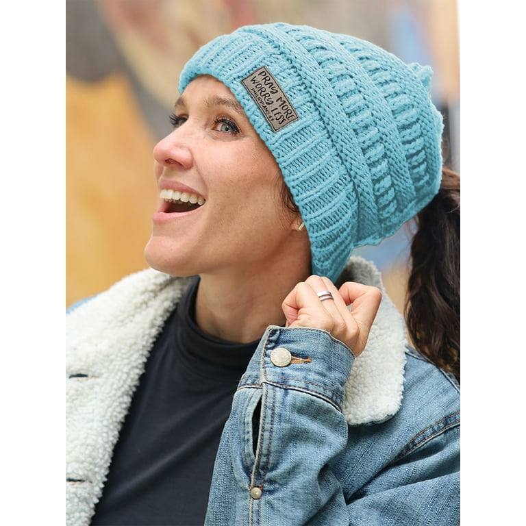 Turquoise winter hat 2025
