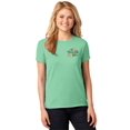 thumbnail image 1 of Blessed Girl Women's Short Sleeve Casual T-Shirt, Bee Strong, Mint Green, LG, 1 of 6