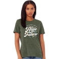 thumbnail image 1 of Blessed Girl Womens Boyfriend T-Shirt Hope And Future Floral, 1 of 4
