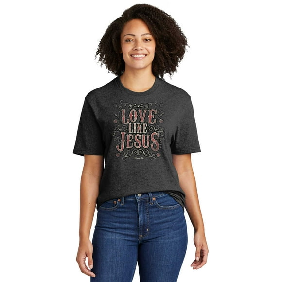 Womens Boyfriend T-Shirt Love Like Jesus