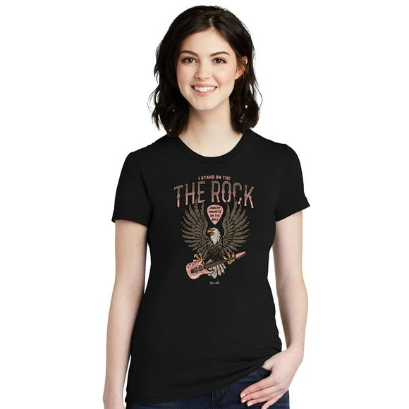 Womens Boyfriend T-Shirt The Rock