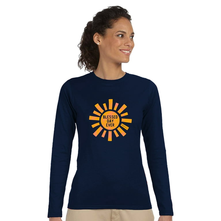 blessed girl long sleeve shirts walmart