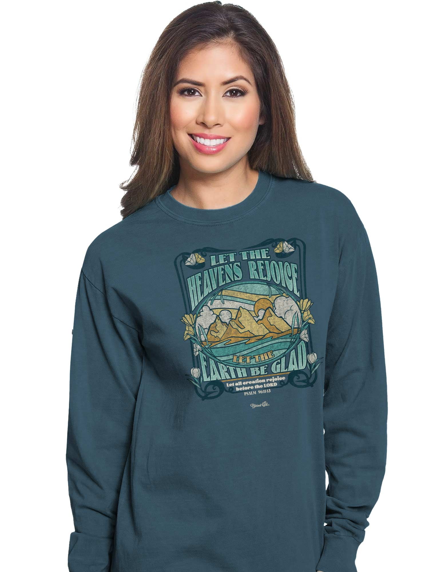 blessed girl long sleeve shirts walmart