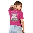 thumbnail image 1 of Blessed Girl Womens T-Shirt - Be Content - Heliconia - XX-Large, 1 of 6