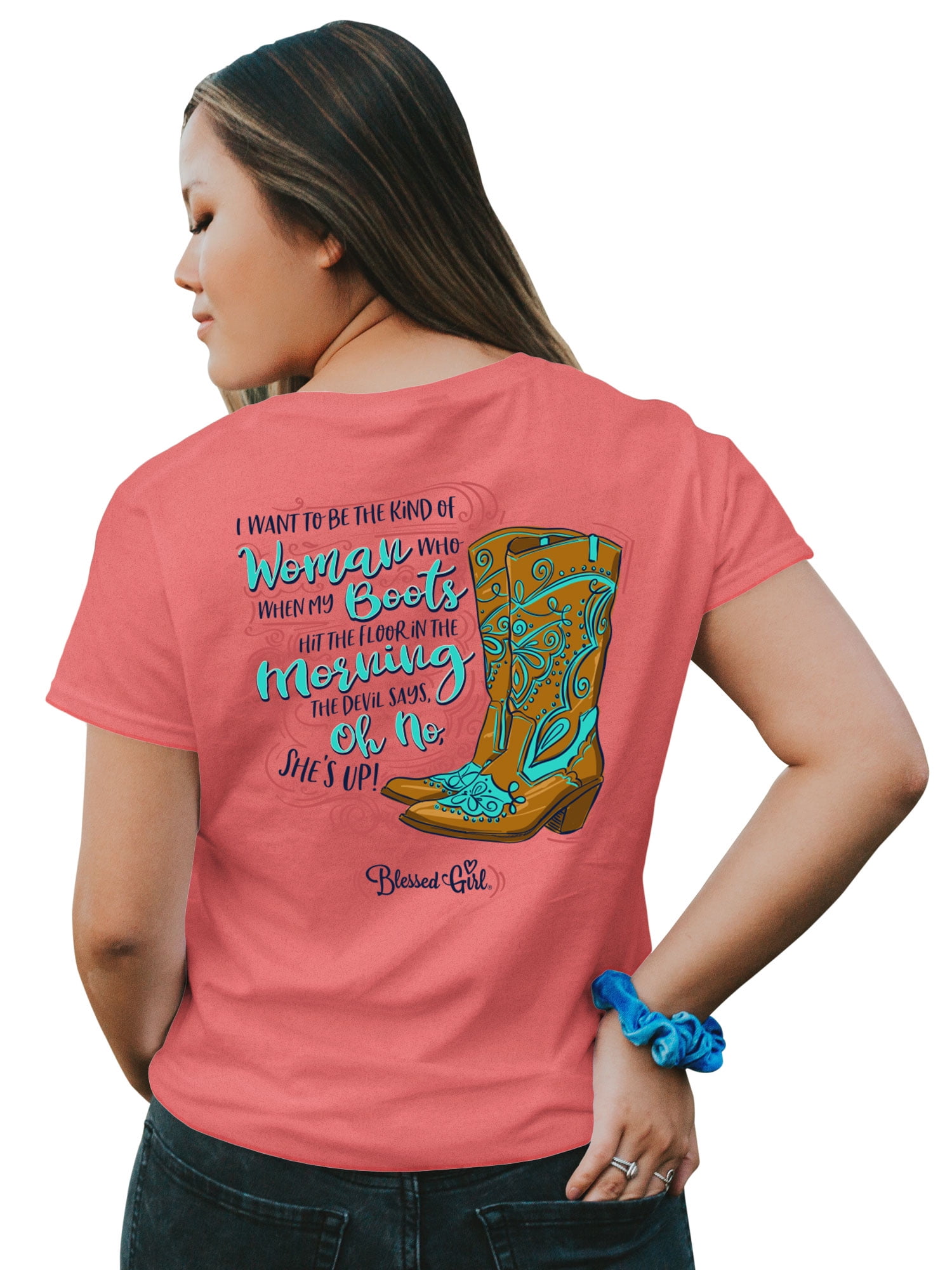blessed girl long sleeve shirts walmart