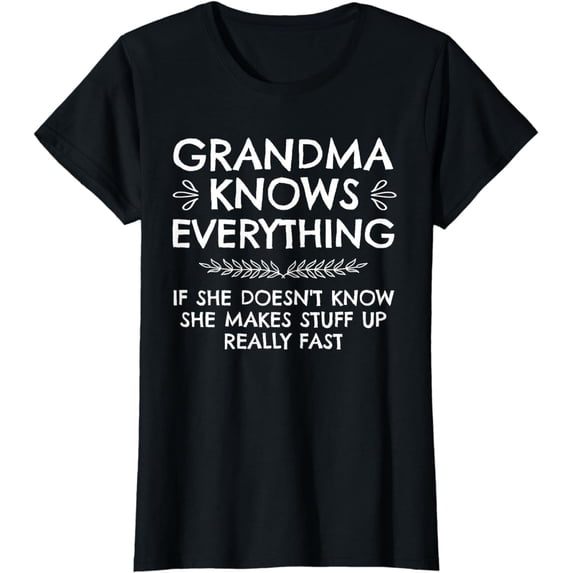 Blessed Grandma Knows Everything T-Shirt
