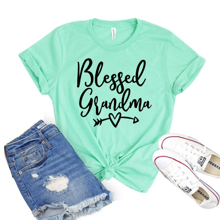Womens Blessed Gigi Floral Grandma Mother's Day Gift T-Shirt Womens Blessed Gigi Floral Grandma Mother's Day Gift T-Shirt