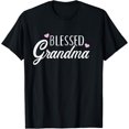 thumbnail image 1 of Blessed Grandma Funny Creative Graphic T-Shirt, 1 of 3