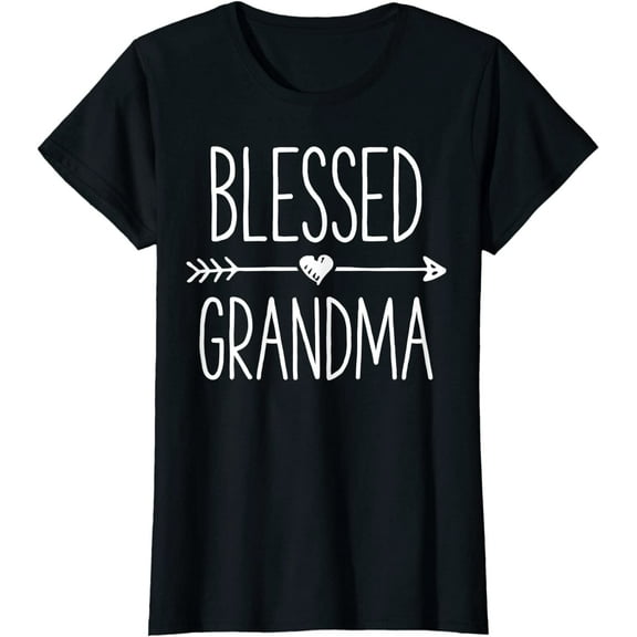 Blessed Grandma T shirt Grandmother Mother Moms Women T-Shirt