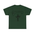 thumbnail image 1 of Blessed , Hand drawn font, Heart & Cross, Christian Art on a Unisex Shirt., 1 of 4