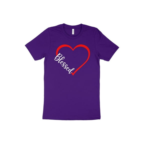 Blessed Heart Christian Religious Faith Inspirational Gift for Religious Men Women Kids Boys Girls T-Shirt