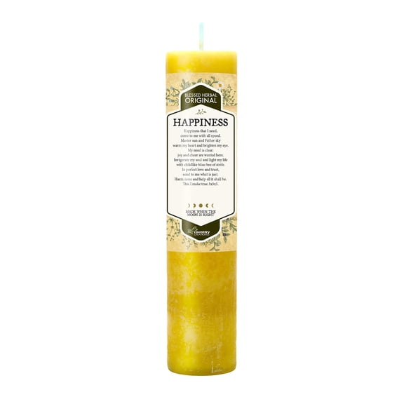 Blessed Herbal Happiness Candle  Herbal Aromatherapy Candle for Joy, Positivity & Mindfulness