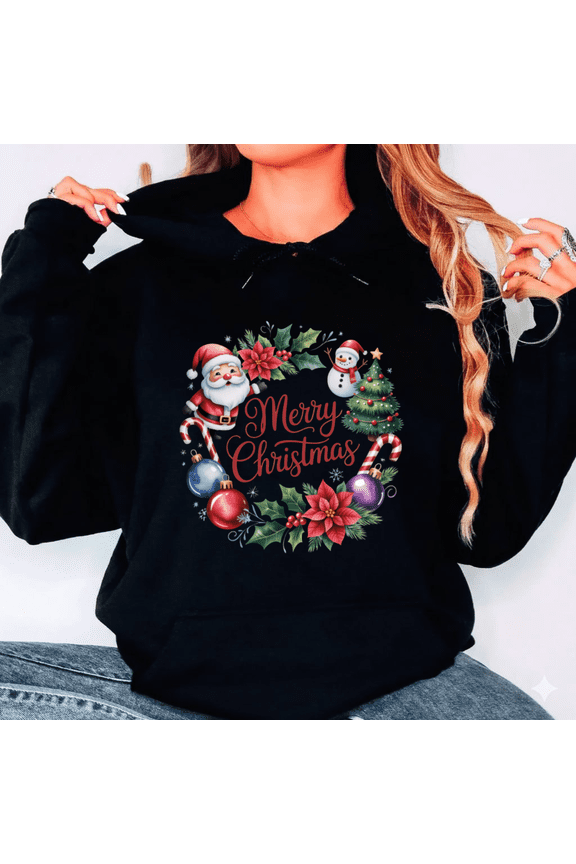Blessed Holiday Message Joyful Christmas Season Celebration Hoodie Shirt, up to size 5XL