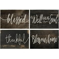 thumbnail image 1 of Blessed This Home Placemats Set of 4,Farmhouse Inspirational Quotes Christian Table Mats Place Mats for for Kitchen Dining Table Decoration 12x18 Inch,Christian Home Decor, 1 of 5