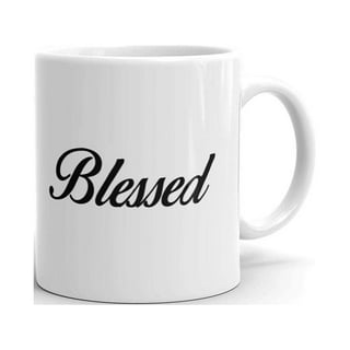 Blessed Man Ceramic Coffee Mug with Dipped Clay Base - Jeremiah 17:7