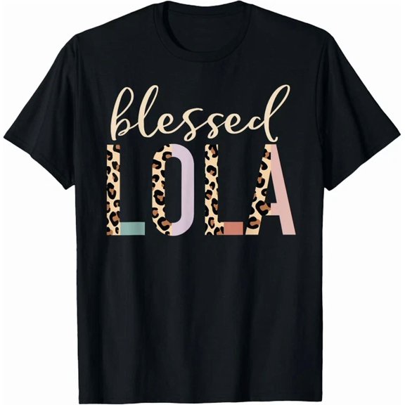Blessed Lola Cute Leo.Pard Print T-Shirt, Unisex T-Shirt