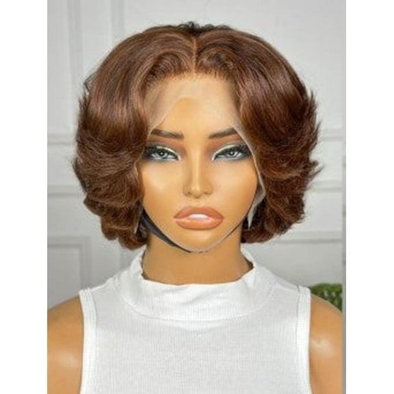 Blessed Luxury Brown Pixie Cut Human Hair