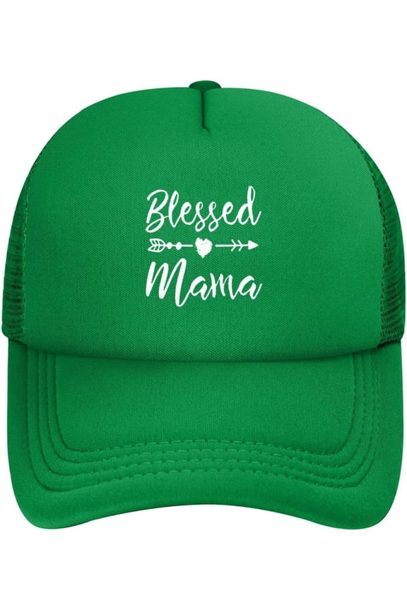 Blessed Mama, Faith Mom Baseball Cap Adjustable Men Hip Hop Hat Girl Baseball Football Sport Cap Unisex Dad Hat