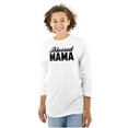 thumbnail image 1 of Blessed Mama Grateful Thankful Mother Women's Long Sleeve T Shirt Brisco Brands M, 1 of 6