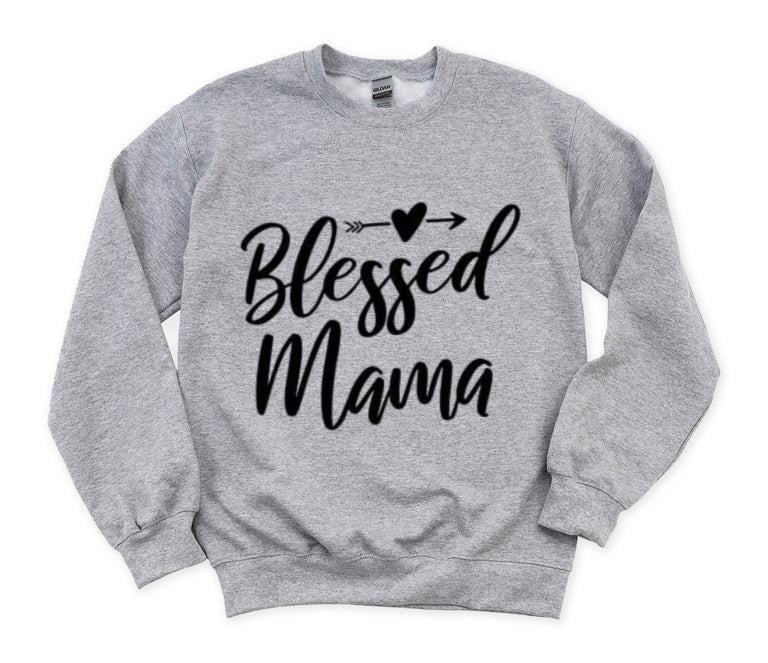 Blessed Mama Simple Heartfelt Message Mother Love Cute Sweet Mom Life ...