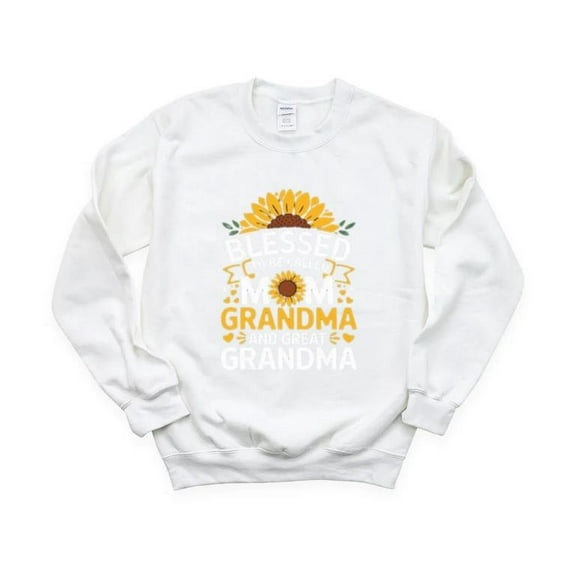 Blessed Mom Grandma Mother's Day Heartfelt Love Nana Granny Cute Sweet Mom Life Art Sweatshirt, for men & women, up to size 5XL