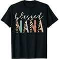 thumbnail image 1 of Blessed Nana Cute Leopard Print T-Shirt, 1 of 4