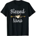 thumbnail image 1 of Blessed Nana Shirt Cute Mothers Day Gifts T-Shirt tee, 1 of 4