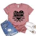 thumbnail image 1 of Blessed Nana Shirt Mother's Day Gift Women's Family Tee Pregnancy Shirts Grandparents T-shirt Gigi Tshirt, 1 of 3