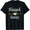 thumbnail image 1 of Blessed Nanny Tshirt Mothers Day Gifts T-Shirt, 1 of 3