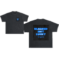 thumbnail image 1 of Vegas Print Collective Blessed Not Lucky Men's Casual Black Crew Neck Short Sleeve T-Shirt, 1 Count, 1 of 8