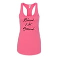 thumbnail image 1 of Blessed Not Stressed Ladies Racerback Tank Top-Hot Pink-xs, 1 of 4