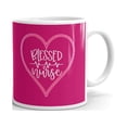 thumbnail image 1 of Blessed Nurse Heartbeat Medical Coffee Tea Ceramic Mug Office Work Cup Gift, 1 of 3