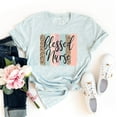thumbnail image 1 of Blessed Nurse T-shirt Appreciation Tshirt Women's Healthcare Tee Stethoscope Shirt Nursing Shirts Christmas Gift For Rn Medical Top, 1 of 3
