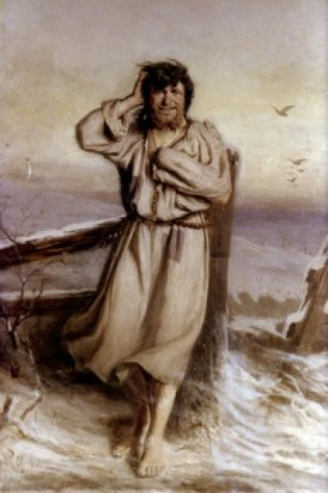 Blessed One by Vasili Grigorevich Perov oil on canvas 1866 1834-1882 Ukraine Kiev The Museum of Russian Art Canvas Art - Vasili Grigorevich Perov (24 x 36)