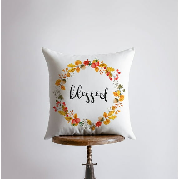 Blessed Pillow Cover | Fall Thanksgiving Decor | Farmhouse Pillows | Country Decor | Fall Throw Pillows | Cute Throw Pillows | Gift for her