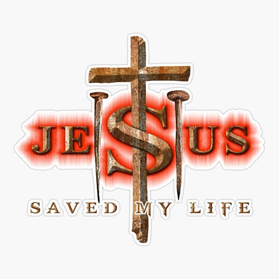 Blessed Prayer Saved My Life Sticker