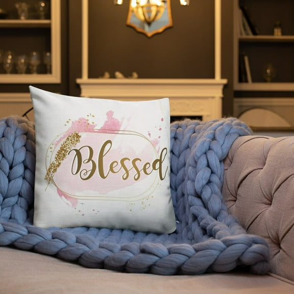 Blessed Premium Throw Pillow