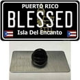 thumbnail image 1 of Blessed Puerto Rico Black Novelty Metal Hat Pin 1.5" x 0.75" Hat Pin (PIN), 1 of 1