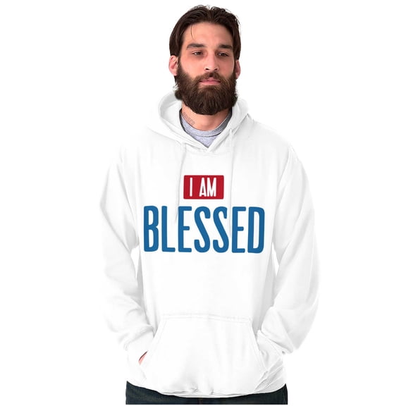 Blessed Religious Love Jesus Christ Unisex Plus Fleece Graphic Hoodie Brisco Brands 2X