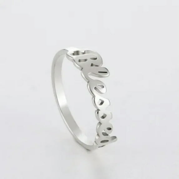 Blessed Ring Supernatural Amulet God Bless Stainless Steel Rings Jewelry