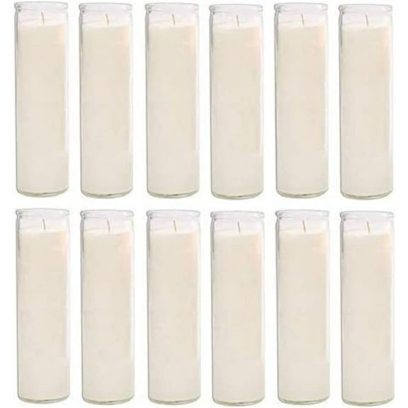 Blessed Sanctuary Series Assorted Religious Candle, White, Case of 12 (5 Cases)