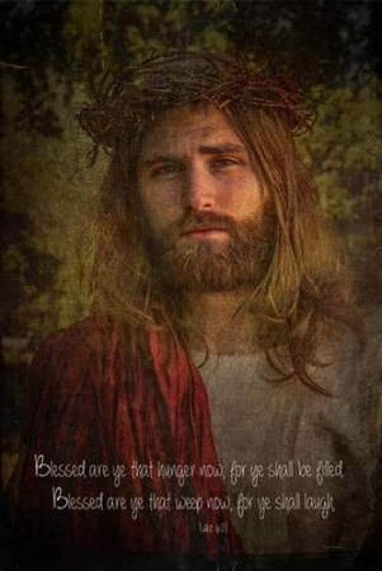 Blessed Savior Canvas Art - Ramona Murdock (24X36)