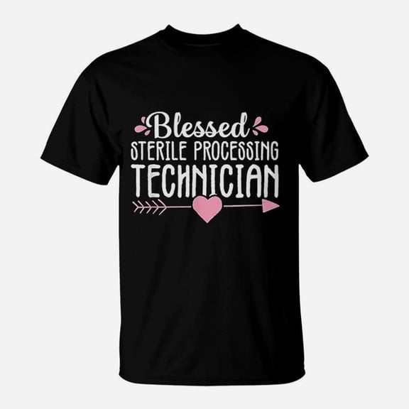 Blessed Sterile Processing Technician Funny Medical Gift TShirt