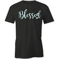 thumbnail image 1 of Blessed T-Shirt | Cute Quote Black Tee Gift, 1 of 5