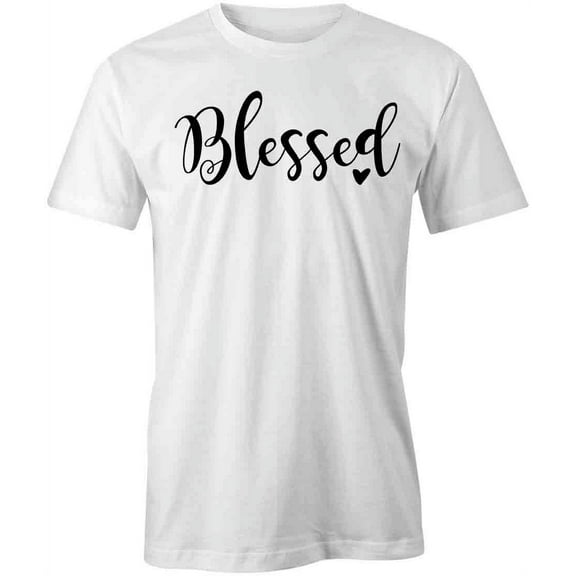 Blessed T-Shirt | Positive Vibes White Tee Gift