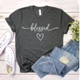 thumbnail image 1 of Blessed T-shirt Inspirational Shirt Mom Tee Christmas Gift Christian Grandma Mama Wife Bible Verse Life Mother Cute Mothers Day New, 1 of 3